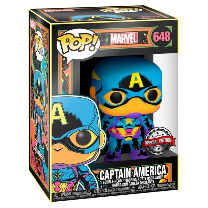 POP figure Marvel Captain America Black Light Exclusive - Image 2