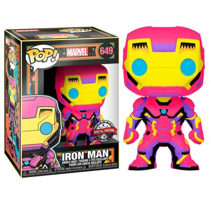 POP figure Marvel Iron Man Black Light Exclusive - Image 3