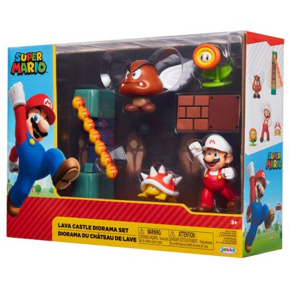 Nintendo Super Mario Lava Castle diorama set - Image 2