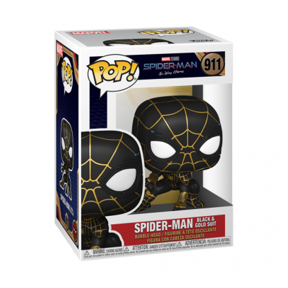 POP figure Marvel Spiderman No Way Home Spiderman Black & Gold Suit - Image 3