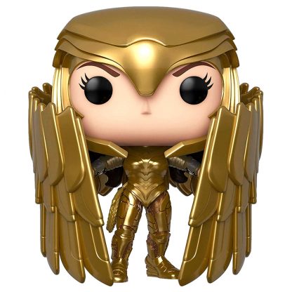 POP figure DC Comics Wonder Woman 84 - Wonder Woman Gold Shield Metallic Exclusive - Image 2