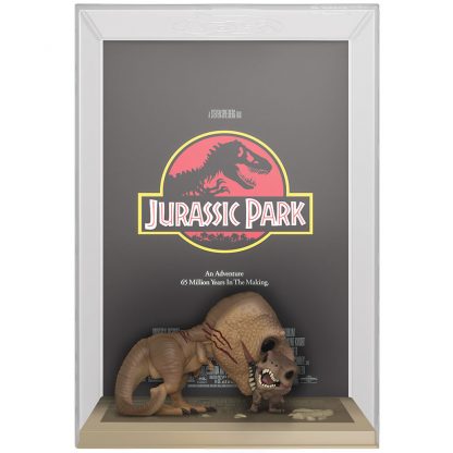 POP figure Movie Poster Jurassic Park Tyrannosaurus Rex and Velociraptor - Image 4