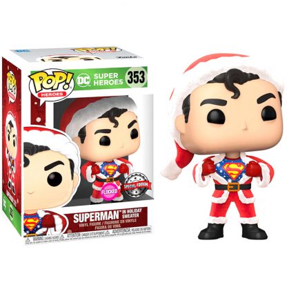 Set figure POP & Tee Back DC Comics Superman Exclusive Flocked - Image 2