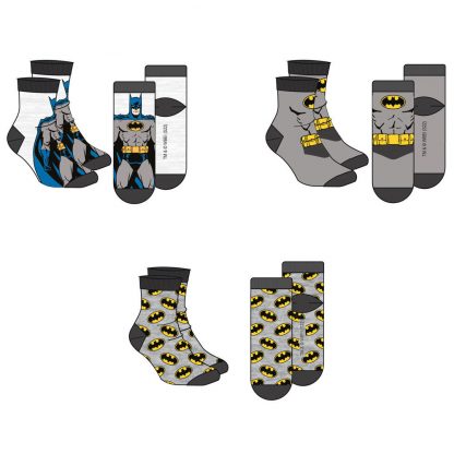 DC Comics Batman assorted pack 3 socks adult - Image 2