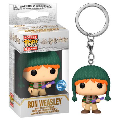 Pocket POP Keychain Harry Potter Holiday Ron Exclusive - Image 3