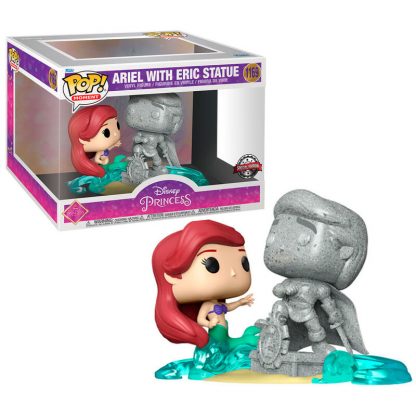 POP figure Disney Ultimate Princess The Litle Mermaid Ariel & Statue Eric Exclusive - Image 3