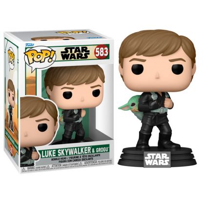 POP figure Star Wars The Book of Boba Fett 2 Luke Skywalker & Grogu - Image 3