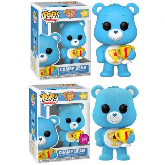 POP figure Care Bears 40th Anniversary Champ Bear 5 + 1 Chase