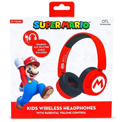 Super Mario Bros Logo wireless kids headphones - Image 5