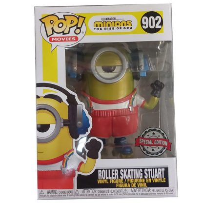 Set figure POP & Tee Minions Roller Skating Stuart Metallic Exclusive - Image 2