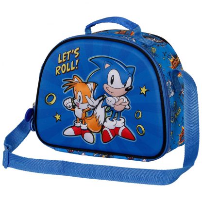 Sonic The Hedgehog Lets Roll 3D lunch bag - Image 4
