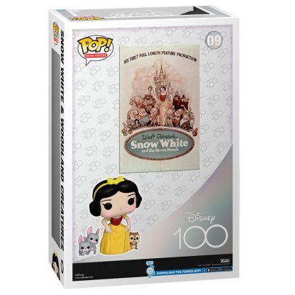 POP figure Movie Poster Disney 100th Snow White & Woodland Creatures - Image 3