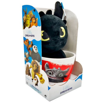 How to Train Your Dragon Toothless Mug + plush toy 18cm - Image 2