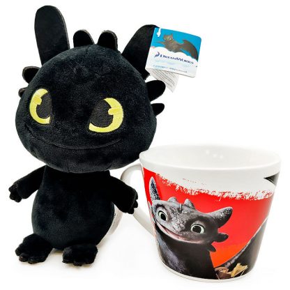 How to Train Your Dragon Toothless Mug + plush toy 18cm - Image 3