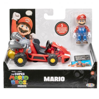 Mario Kart The Movie Super Mario Bros Vehicle + figure assorted 6cm - Image 5