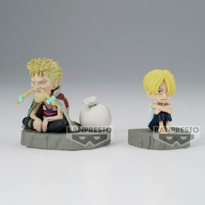 One Piece World Collectable Stories Sanji & Zeff figure 6cm - Image 2