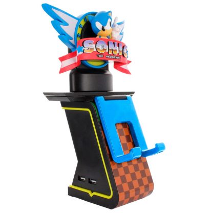 Sonic The Hedgehog Classic Sonic clamping bracket Cable guy Ikon 20cm - Image 8