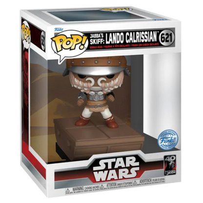 POP figure Deluxe Star Wars Jabba Skiff Lando Calrissian Exclusive - Image 2