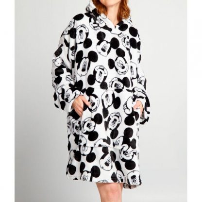 Disney Mickey oversize sweatshirt coat adult coral - Image 3