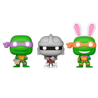 Carrot Pocket POP blister 3 figures Ninja Turtles Donatello Shredder Michelangelo - Image 2