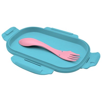 Disney Stitch lunch box + cutlery - Image 3