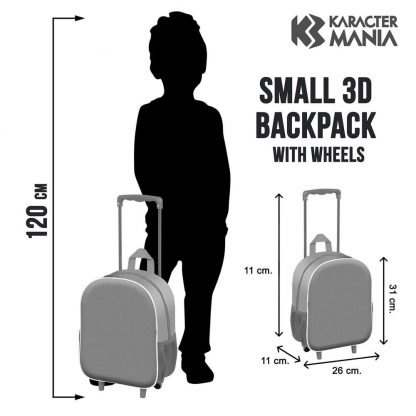 Disney Stitch Skater 3D trolley 31cm - Image 5