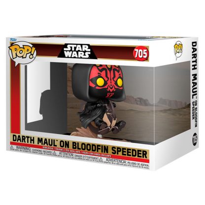 POP figure Rides Deluxe Star Wars Darth Maul On Bloodfin Speeder - Image 2