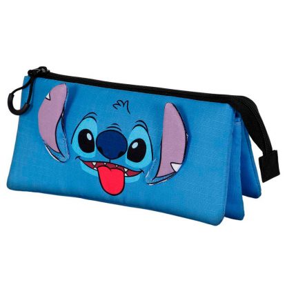 Disney Stitch Tongue triple pencil case - Image 3