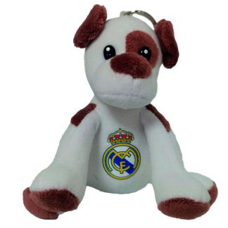 Real Madrid dog plush key ring