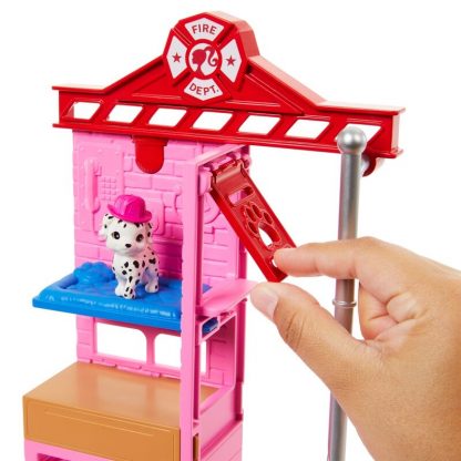 Barbie Firefighter fire station doll - Image 4