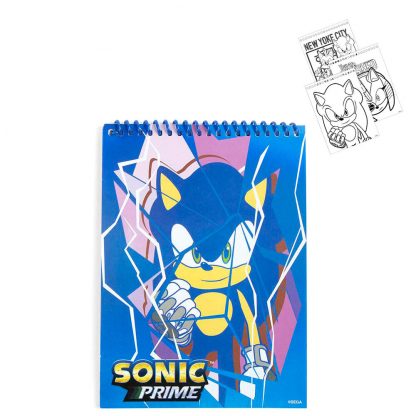 Sonic Prime colouring stationery set - Image 3