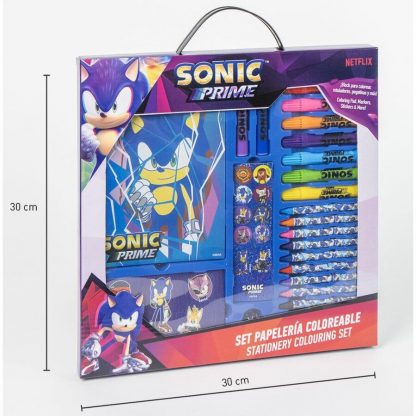 Sonic Prime colouring stationery set - Image 7