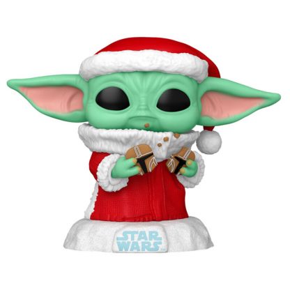 POP figure Star Wars Grogu with Christmas Cookie - Image 2