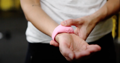 Transparent Adjustable Gel Dispenser Adult Bracelet - Image 3
