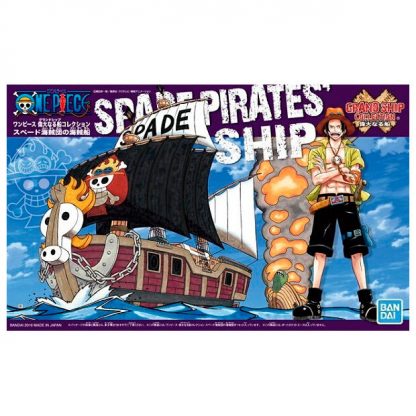 One Piece Spade Pirates Ship Model Kit figure 15cm - Image 3