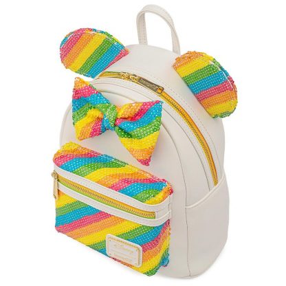 Loungefly Disney Minnie Rainbow backpack 26cm - Image 5