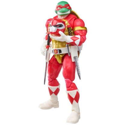 Power Rangers Ninja turtles Raphael + Foot Soldier Tommy pack figure 15cm - Image 2