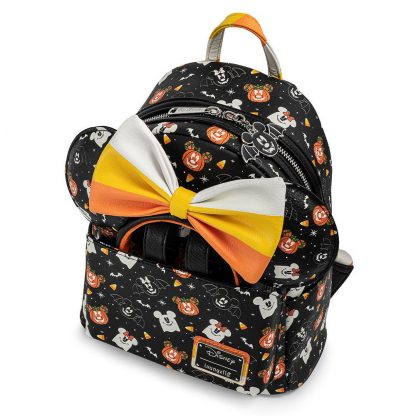 Loungefly Disney Mickey and minnie Spooky Halloween Backpack + headband set 27cm - Image 3