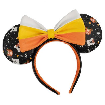 Loungefly Disney Mickey and minnie Spooky Halloween Backpack + headband set 27cm - Image 7