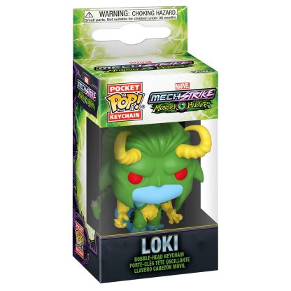 Pocket POP Keychain Marvel Monster Hunters Loki - Image 3