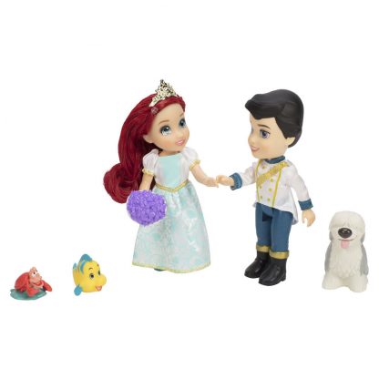 Disney The Little Mermaid Ariel + Eric dolls 15cm - Image 3