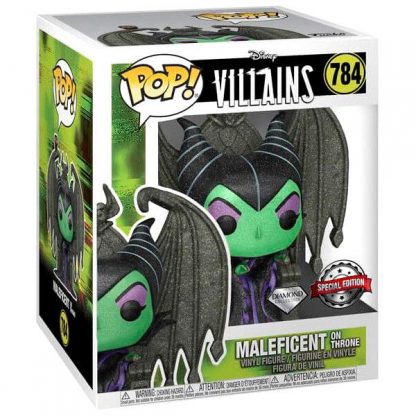 POP figure Disney Villains Maleficent on Throne Diamond Exclusive - Image 2