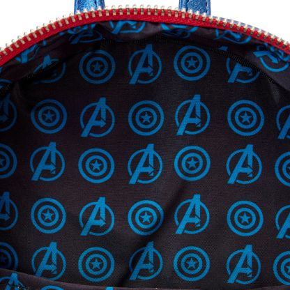 Loungefly Marvel Captain America metallic backpack 26cm - Image 5
