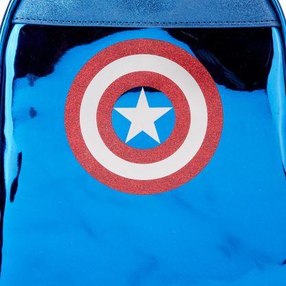 Loungefly Marvel Captain America metallic backpack 26cm - Image 6