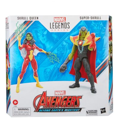 Marvel Avengers Beyond Earth Mightiest Skrull Queen & Super Skrull figures 15cm - Image 2