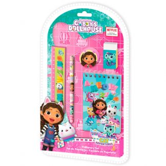 Gabbys Dollhouse stationery set 5pcs