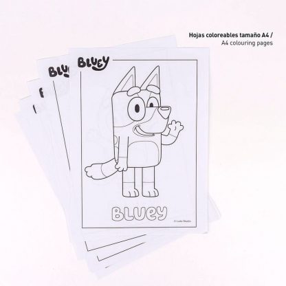 Bluey Colouring stationery set - Image 3