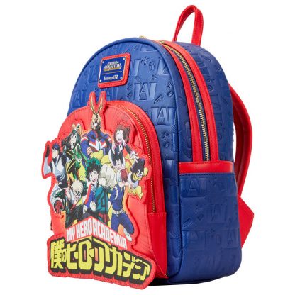 Loungefly My Hero Academia Group Debossed Logo backpack 26cm - Image 2