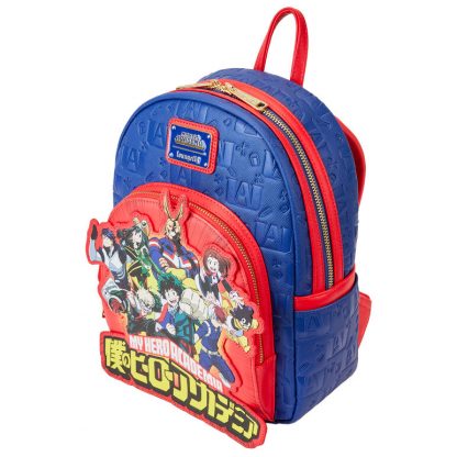 Loungefly My Hero Academia Group Debossed Logo backpack 26cm - Image 3