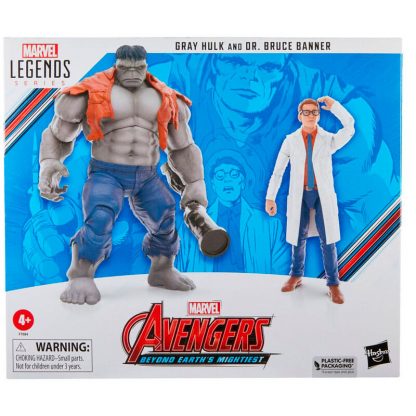 Marvel Avengers Beyond Earths Mightiest Gray Hulk & Dr. Bruce Banner figures 15cm - Image 2